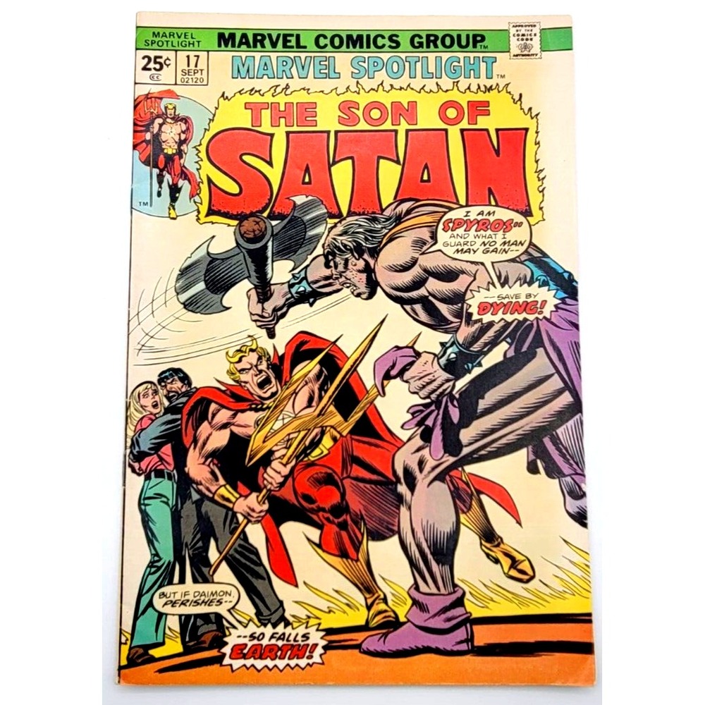 MARVEL SPOTLIGHT #17 (1974) / VF+ / THE SON OF SATAN MARVEL BRONZE AGE